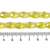 Transparent Electroplate Glass Beads Strands EGLA-N013-T10mm-B26-4