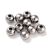 Titanium Steel Beads STAS-B060-01A-P-1