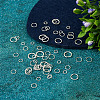 Kissitty 100Pcs 5 Style 925 Sterling Silver Open Jump Rings STER-KS0001-02-15