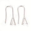 Rack Plating Eco-friendly Brass Earring Hooks KK-D075-14S-RS-1