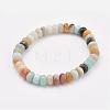 Natural & Synthetic Mixed Stone Stretch Bracelets BJEW-JB03067-2