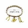 Cowboy 316 Surgical Stainless Steel Horseshoe Hat Boot Charm Stretch Bracelets WGBD9BA-03-1