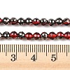 Electroplate Transparent Glass Beads EGLA-B013-02A-PL09-4