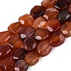 Dyed & Heated Natural Agate Beads Strands G-N359-15A-08-2