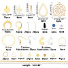 DIY Moon and Star Earring Making Kit DIY-AR0002-58-2