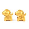 Brass European Beads KK-A292-06MG-1