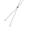 Adjustable 304 Stainless Steel Ball Chains Slider Necklaces Making AJEW-JB01661-02-2