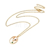 Colorful Cubic Zirconia Constellation Pendant Necklace LS-NJEW-H166-01E-1