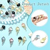 10Pcs 2 Colors Rack Plating Alloy Pendants FIND-YW0011-29-2