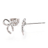Brass Stud Earrings for Women EJEW-P275-01P-3