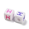 Opaque Acrylic Beads OACR-I022-01H-2