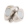 Brass Magnetic Clasps KK-CBA8A92-02P-3