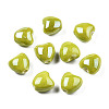 Pearlized Handmade Porcelain Beads X1-PORC-T007-21-09-1