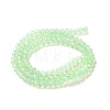 Baking Paint Transparent Glass Beads Strands X-DGLA-A034-J4MM-D02-2