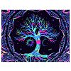 Polyester Glow in The Dark Wall Tapestry AJEW-WH0042-47A-2
