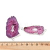 Dyed Natural Druzy Agate links G-R012-05S-04-3