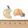 Natural Yellow Hematoid Quartz Pendants G-H035-01P-04-3