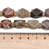 Natural Botswana Agate Beads Strands G-P611-B01-01-6