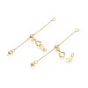 925 Sterling Silver Cable Chain Extenders STER-T008-61G-2