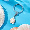 Turtle Dyed Synthetic Turquoise Keychain KEYC-JKC00962-02-2