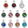 20Pcs Faceted Glass Charms RGLA-TADJ0001-01C-8