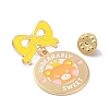 Black Golden Zinc Alloy Brooches JEWB-O013-02B-G-3