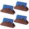 4Pcs Wood Desktop Business Card Holder AJEW-WA0003-56-1