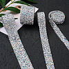 Glitter Resin Hotfix Rhinestone(Hot Melt Adhesive On The Back) OCOR-TA0001-13-5