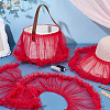 2 Yards Polyester Ruffled Trimming DIY-PH0038-24A-4