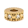 304 Stainless Steel Rhinestone European Beads RB-CBA362B-01J-1