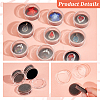 Round Clear Acrylic Loose Diamond Display Boxes CON-WH0086-073A-4
