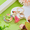 Fruit Series Letter Resin Keychains KEYC-TAC0033-02C-4