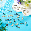 18Pcs 3 Colors Alloy Adjustable Jean Hook and Eye Hook FIND-TA0010-76-6