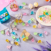  48Pcs 6 Colors Opaque Resin Pendants RESI-TA0002-01-8