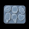 Ice Cream/Cake/Donut Pendant DIY Silicone Mold X1-DIY-K073-09C-5
