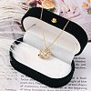 925 Sterling Silver Colorful Cubic Zirconia Constellation Pendant Cable Chain Necklaces for Women STER-R009-01G-02-1