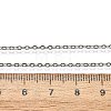 Tarnish Resistant Trendy Unisex 304 Stainless Steel Cable Chain Necklaces NJEW-M047-B-01-3