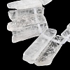Natural Quartz Crystal Beads Strands G-S386-D01-4