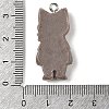 Opaque Resin Cat Pendants RESI-S399-07D-3