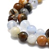 Natural Chalcedony Beads Strands G-E576-11A-3