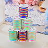 6Rolls 6 Styles Segment Dyed Polyester Thread NWIR-TA0001-47A-6