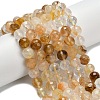 Grade A Natural Yellow Hematoid Quartz Beads Strands G-L642-F04-10mm-1
