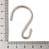 304 Stainless Steel S-Hook Clasp STAS-C085-03J-P-3