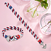 2Pcs Stainless Steel Anchor Link Bracelet BJEW-CN0001-26-7