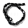 Natural Black Onyx Beads Strands G-K357-D03-01-3