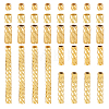 67Pcs 6 Styles 925 Sterling Silver Tube Beads STER-PH0003-49G-1