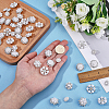 70Pcs 5 Styles Alloy Rhinestone Shank Buttons BUTT-FG0001-67-3