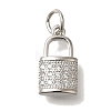 Brass Micro Pave Cubic Zirconia Pendants KK-Q001-15P-1