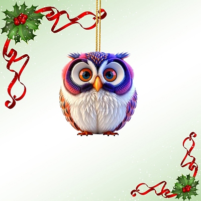 Acrylic Hanging Ornaments PW-WG8596D-04-1