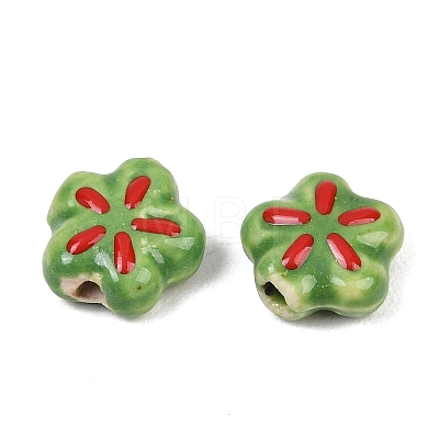 Handmade Porcelain Enamel Beads PORC-G016-07L-1